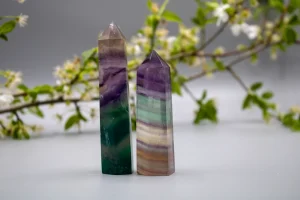 Regnbue Fluorit Tårn #2 - SoulCandy.dk