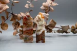 Rød Mos Agat Tårn #1 - SoulCandy.dk