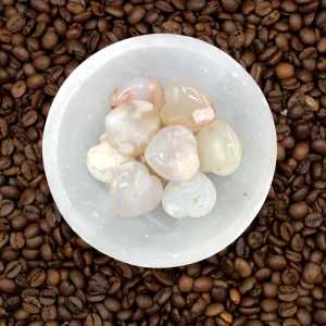 Blomster Agat Hjerte (2)