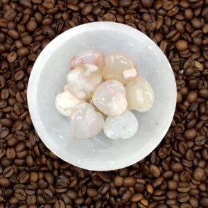 Blomster Agat Hjerte (2)