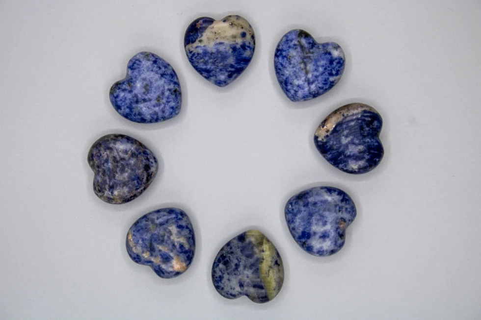 Lapis Lazuli Hjerte #1 - SoulCandy.dk