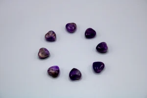 Lille Ametyst Hjerte #2 - SoulCandy.dk