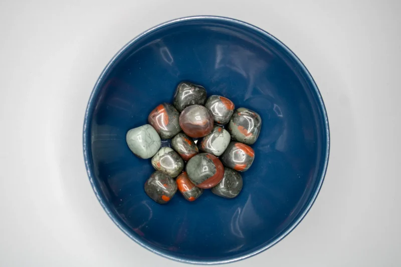 Poleret Blodsten Lommesten - SoulCandy.dk