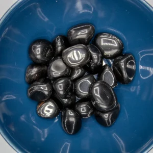 Poleret Obsidian Lommesten - SoulCandy.dk