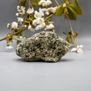Rå Pyrit Klynge - Nr. 2 - 610g, 11cm