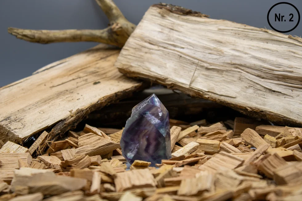 Friform Regnbue Fluorit - Nr. 2 - SoulCandy.dk
