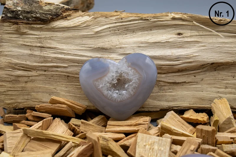 Stort Aget Geode Hjerte - Nr. 2 - SoulCandy.dk