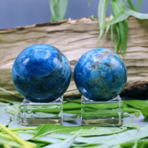 Blå Apatit Kugle (2)