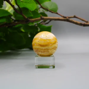 Gul Crazy Lace Agat Kugle (2)