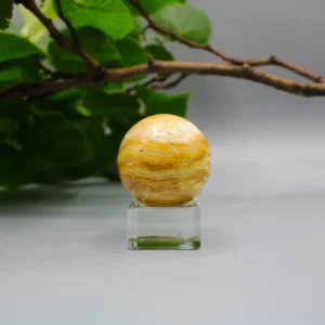 Gul Crazy Lace Agat Kugle (2)