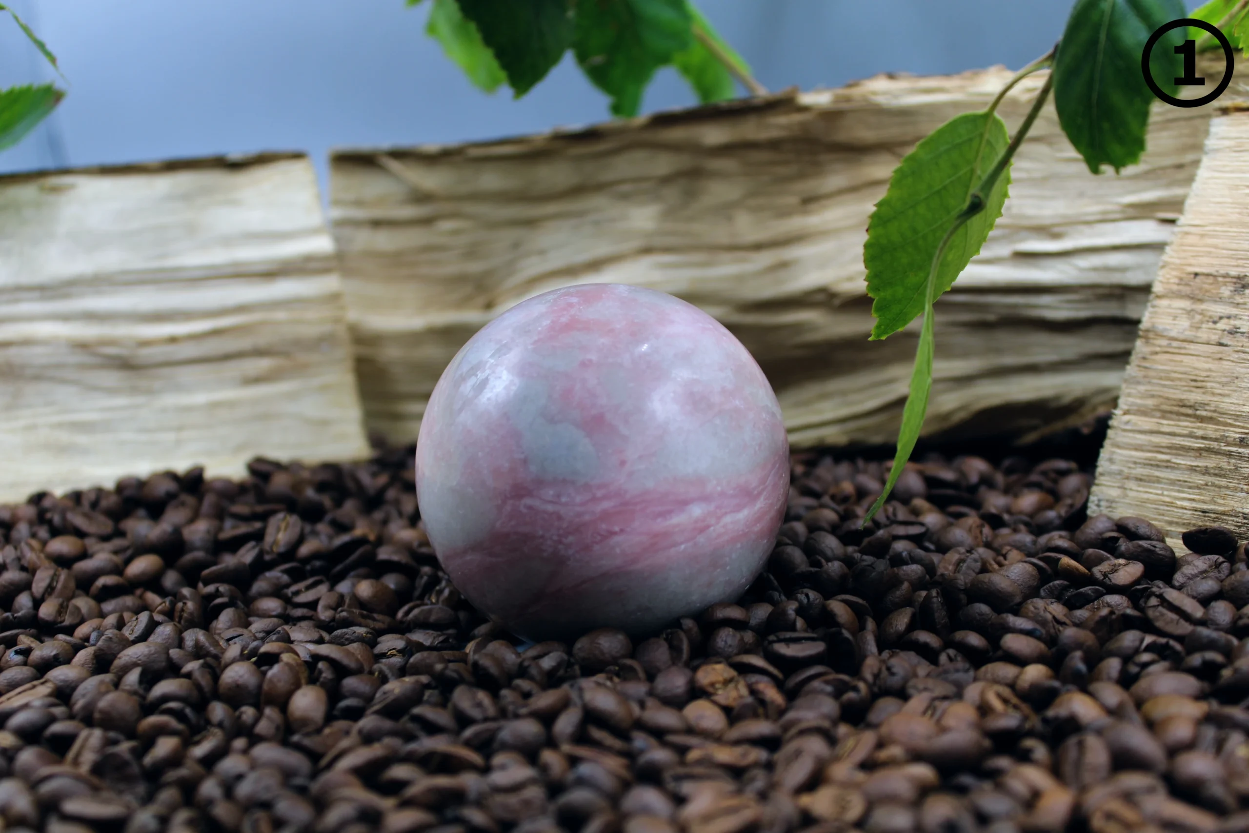Pink Opal Kugle (3)