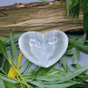 Selenit Hjerte Skål (1)