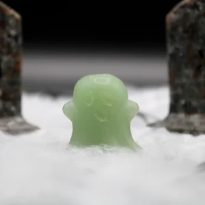 Grøn Aventurin Mini spøgelse (1)