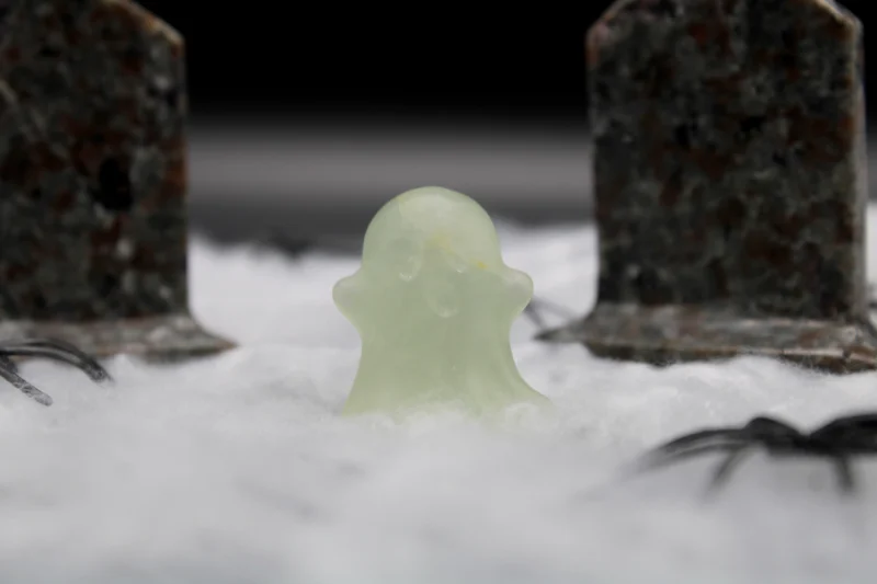 Grøn Fluorit Mini Spøgelse (3)