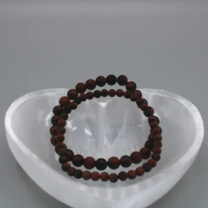 Mahogni Obsidian Armbånd (2)