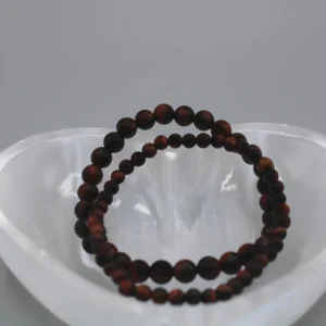 Rød Tigerøje Armbånd (2)