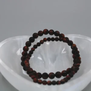 Rød Tigerøje Armbånd (2)