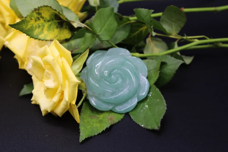 Grøn Aventurin Rose (2)