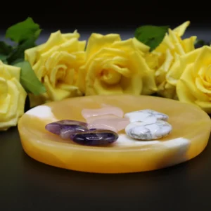 Orange Calcit Skål (2)