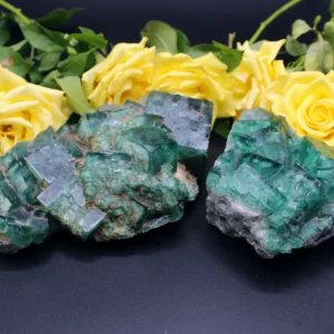 Stor Grøn Fluorit Klynge (0)