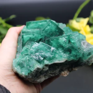 Stor Grøn Fluorit Klynge (2)