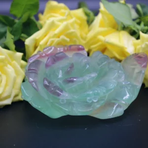 Stor Regnbue Fluorit Rose #2 (3)