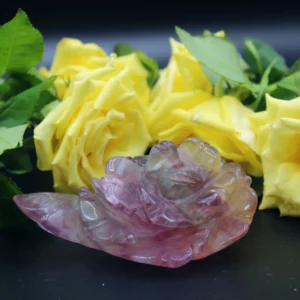 Stor Regnbue Fluorit Rose #3 (2)